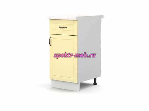 Шкаф нижний с 1-ой дверцей и ящиком Канди