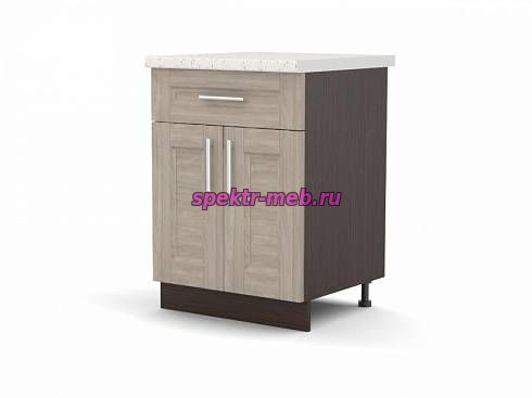 Шкаф нижний с 2-мя дверцами и ящиком Сканди