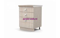 Тумба напольная Квадро 3 ящика