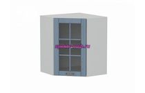 Шкаф угловой трапеция 1 дверь со стеклом Палермо