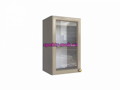 Шкаф верхний с 1-ой остекленной дверцей Шарлин