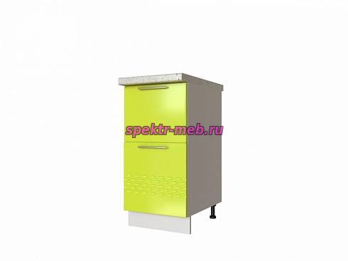 Шкаф нижний 400 2 больших ящика Капля
