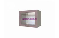 Шкаф верхний высокий Капри горизонтальный стекло