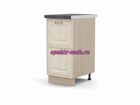 Шкаф нижний с 2-мя большими ящиками Ника