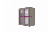 Шкаф верхний Капри стекло 2 двери