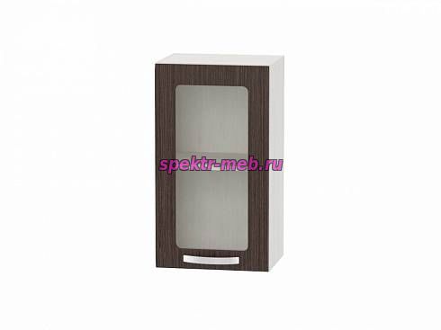 Шкаф навесной 1 дверь со стеклом Аура