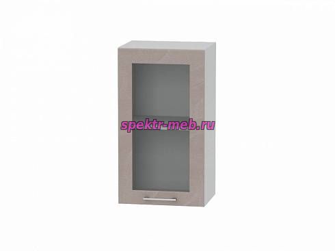 Шкаф верхний однодверный со стеклом Оля