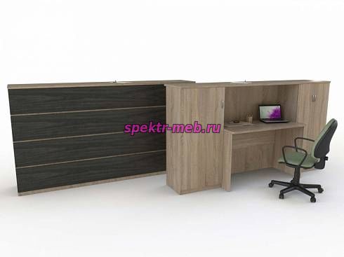 Ресепшен с тумбами Флора №1Д