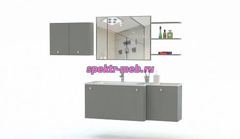 Комплект для ванной комнаты Ассоль 5