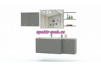 Комплект для ванной комнаты Ассоль 5