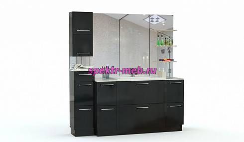 Комплект для ванной комнаты Ассоль 4