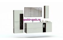 Комплект для ванной комнаты Плайн 1