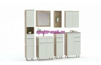 Комплект для ванной комнаты Плайн 2