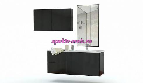 Комплект для ванной комнаты Плайн 4