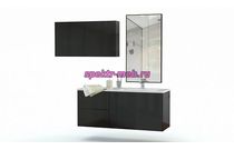 Комплект для ванной комнаты Плайн 4