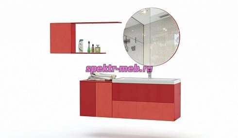 Комплект для ванной комнаты Плайн 5