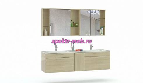 Комплект для ванной комнаты Плайн 3