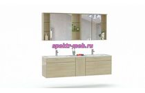 Комплект для ванной комнаты Плайн 3