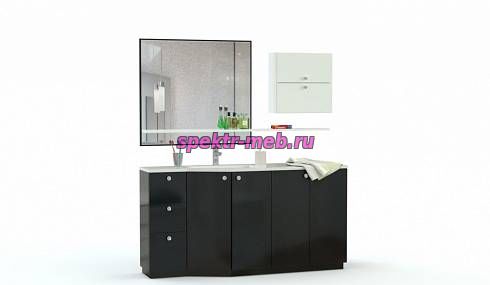 Комплект для ванной комнаты Устина 3