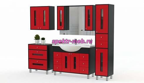 Комплект для ванной комнаты Прия 4