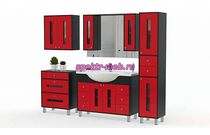 Комплект для ванной комнаты Прия 4