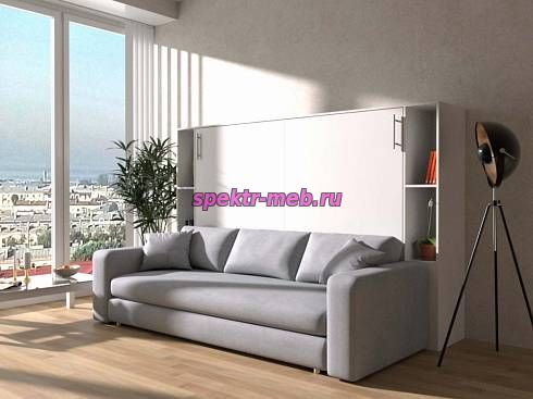 Шкаф-кровать с диваном Пальм 1