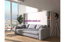 Шкаф-кровать с диваном Пальм 1