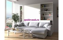 Шкаф-кровать с угловым диваном Джером