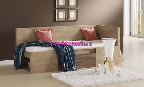 Кровать Город угловая