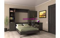 Шкаф-кровать трансформер Блэк