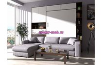 Шкаф-кровать с диваном Фокси Угловой