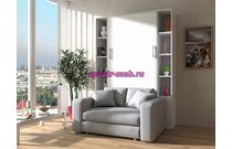 Шкаф-кровать с диваном Мальми 1