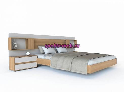 Кровать с полками Мая 25