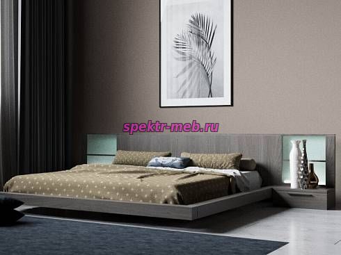 Кровать с подсветкой Гамма