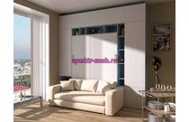 Шкаф-кровать с диваном Тида 06