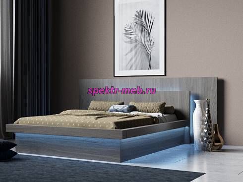 Кровать с подсветкой Макс-124