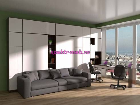 Шкаф-кровать c диваном Вероника