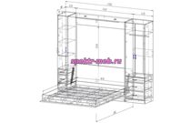 Шкаф-кровать трансформер Айвенго