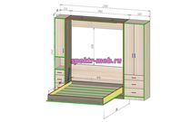 Шкаф-кровать трансформер Айвенго