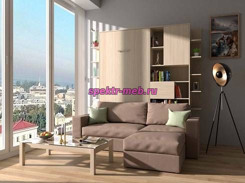 Шкаф-кровать с диваном Диалог