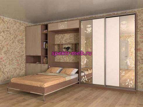 Шкаф-кровать трансформер Милан