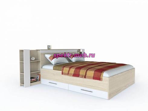 Кровать с полками Молли 43