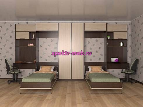 Шкаф-кровать трансформер Тримо