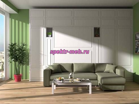 Шкаф-кровать с диваном Классика