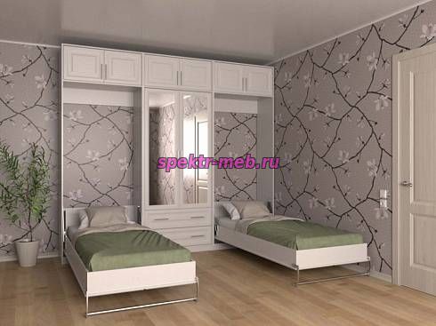 Шкаф-кровать трансформер Элли 11