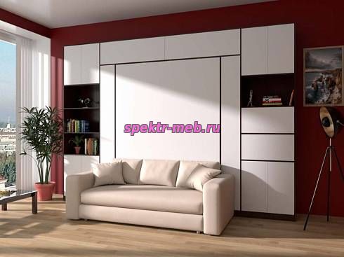 Шкаф-кровать с диваном Венора