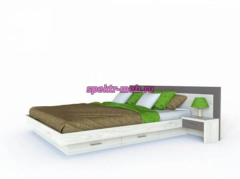 Кровать с полками Солл 34