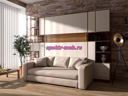 Шкаф-кровать с диваном Диана