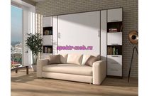 Шкаф-кровать с диваном Изабель