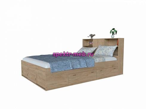 Кровать с полками Мая 28